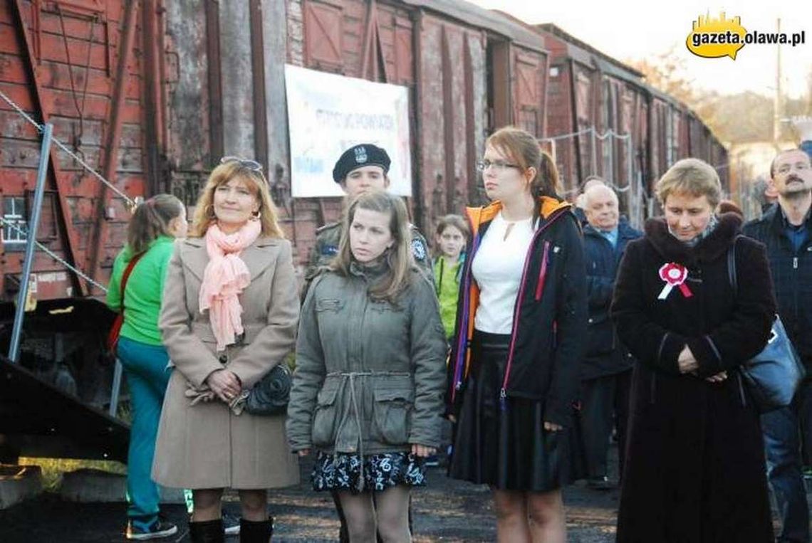 Pociąg z historią zatrzymał się w Oławie