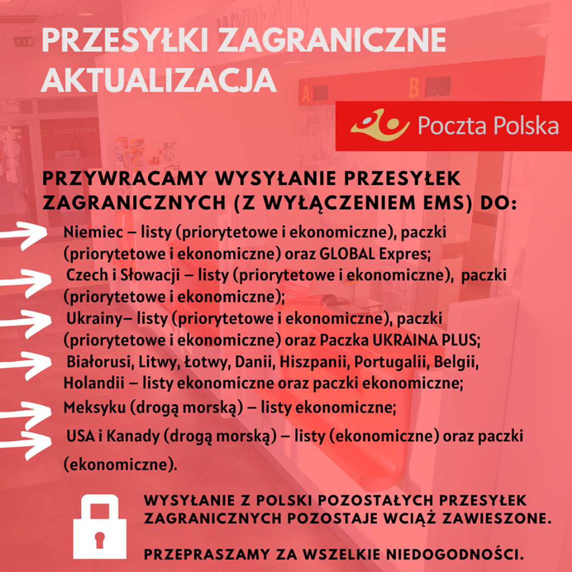 Poczta Polska przywraca...