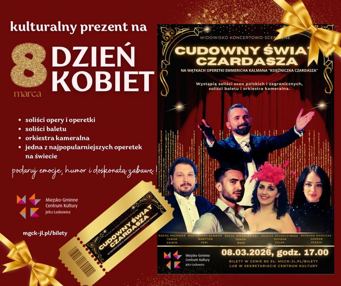 Podarować kulturę na Dzień Kobiet? Czemu nie!