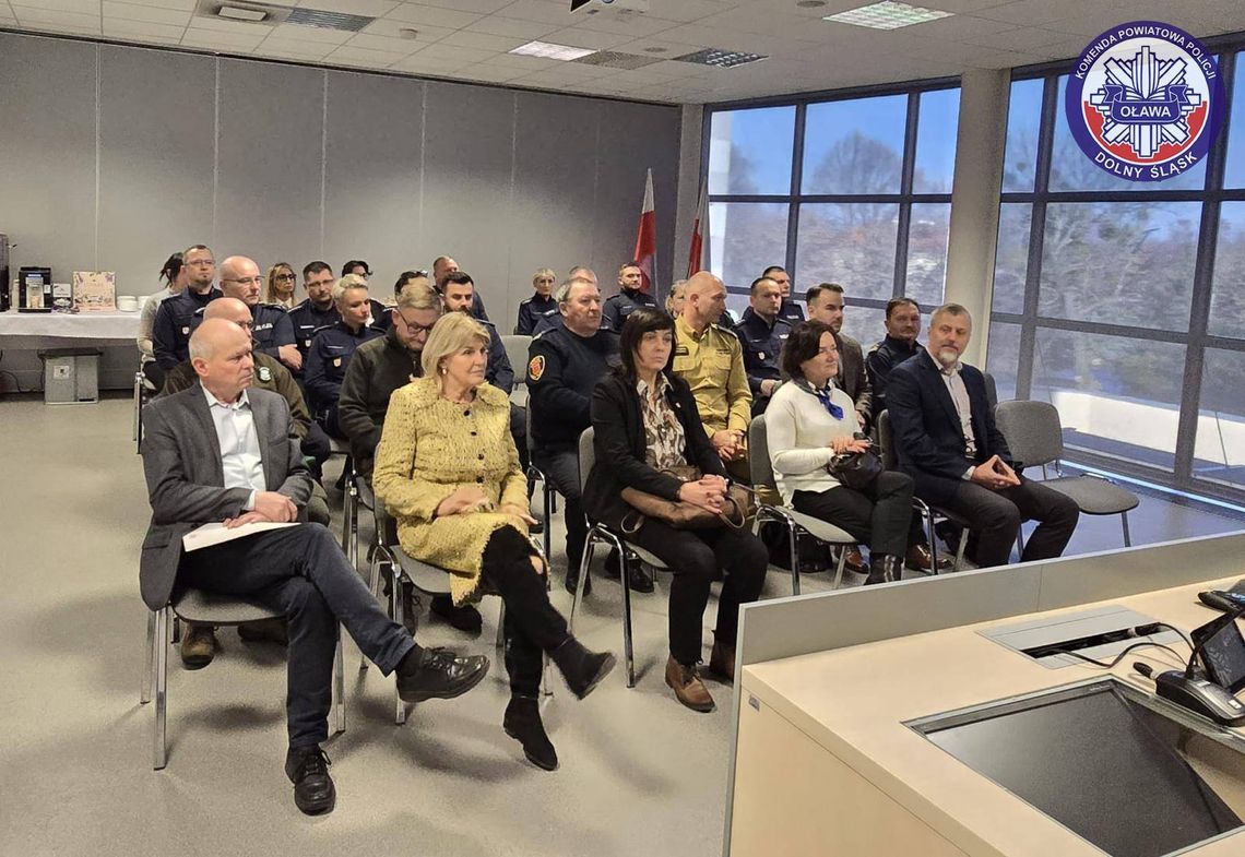 Podsumowanie roku w Komendzie Powiatowej Policji w Oławie