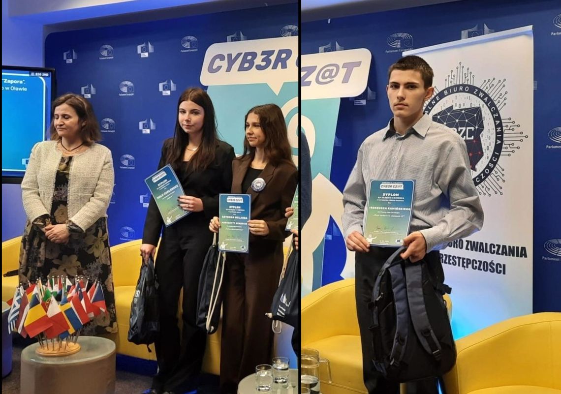 Podwójne zwycięstwo Sobieskiego w konkursie CYBER CZAT 2026
