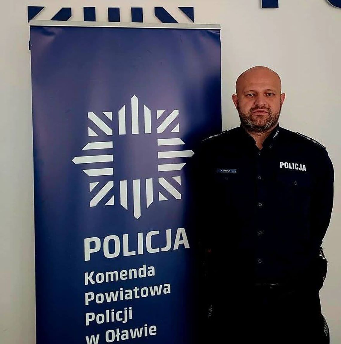 Podziękowania dla oławskiego dzielnicowego. "Nie zostawił nas samych" Podziękowania dla oławskiego dzielnicowego. "Nie zostawił nas samych"