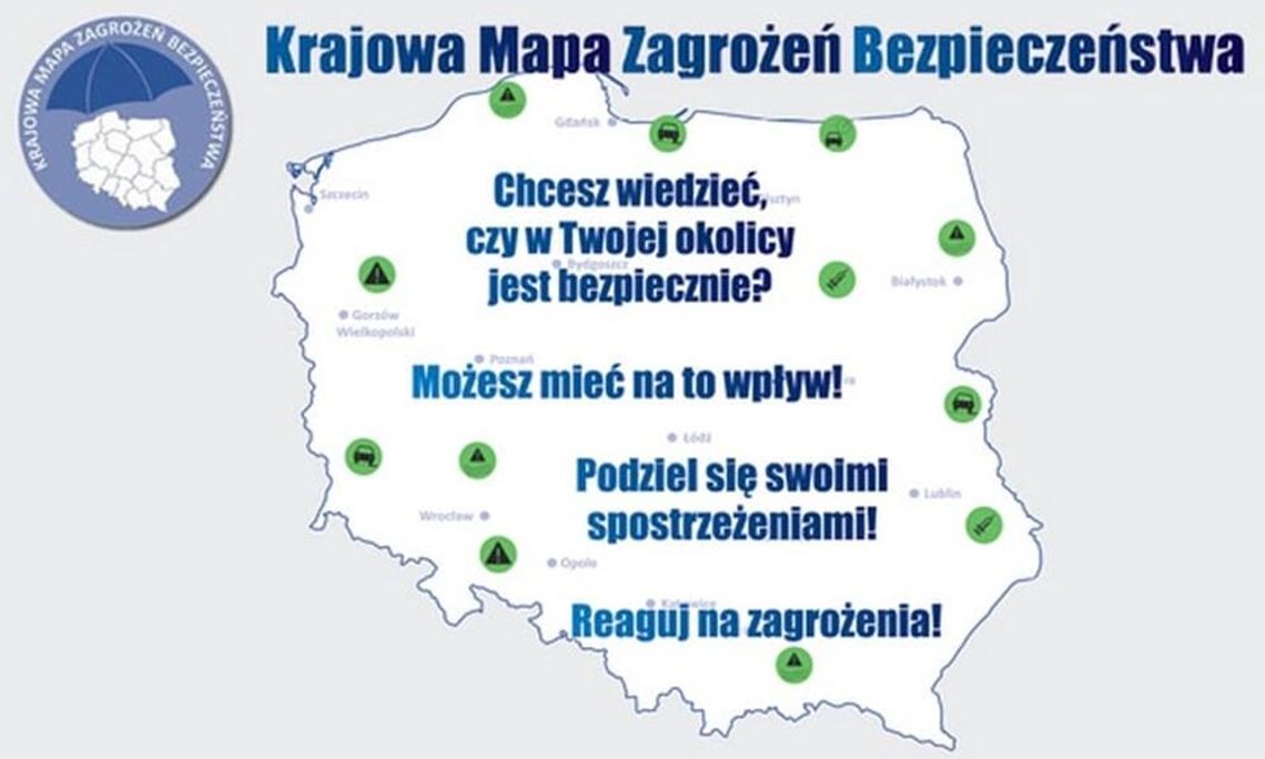 Policja podsumowała wrześniowe zgłoszenia z Krajowej Mapy Zagrożeń Bezpieczeństwa