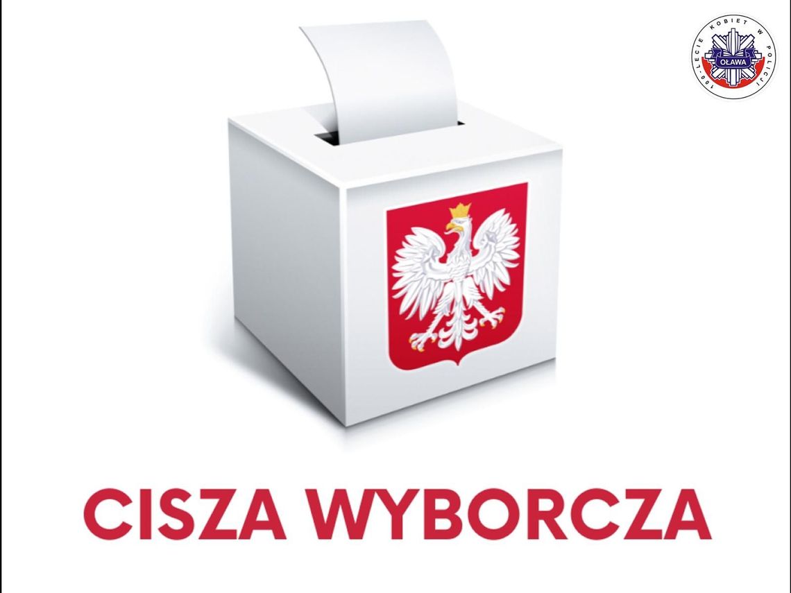 Policja przypomina o ciszy wyborczej