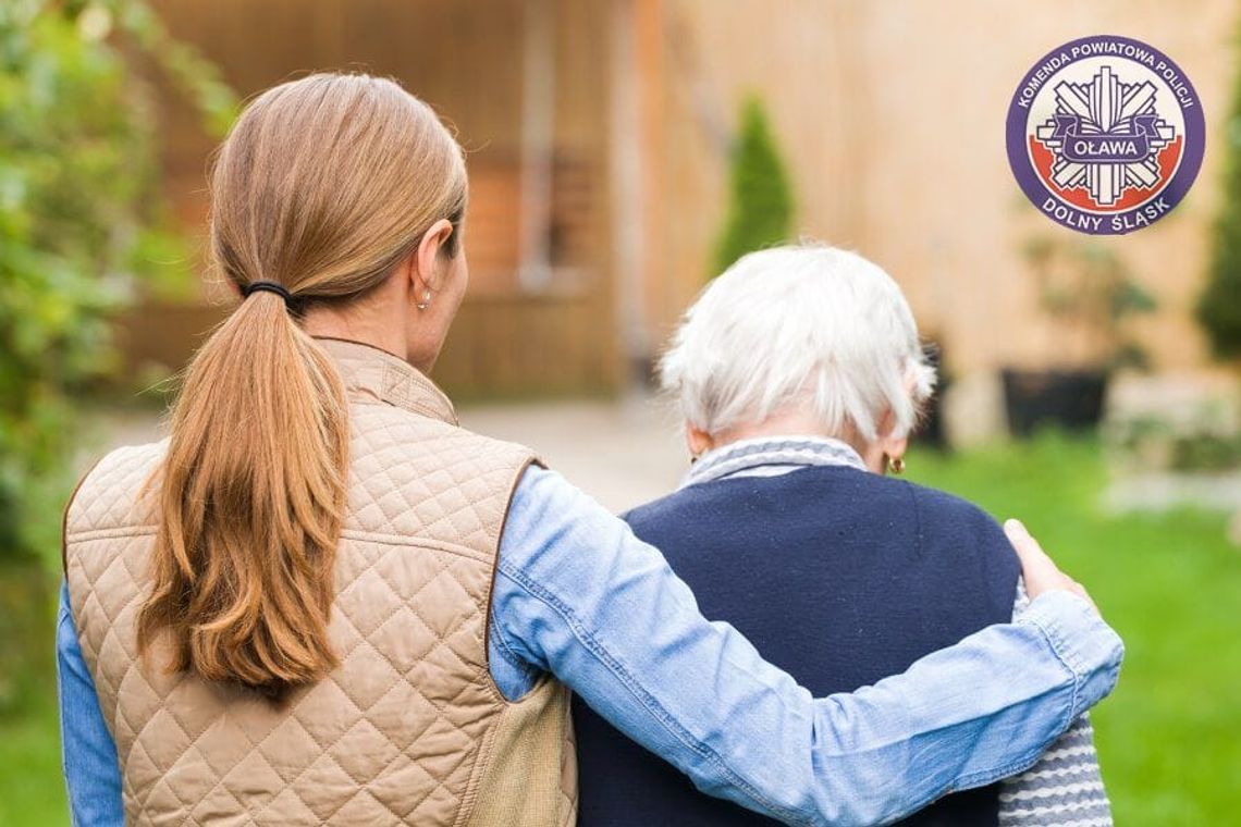 Policjanci pomogli zagubionej seniorce