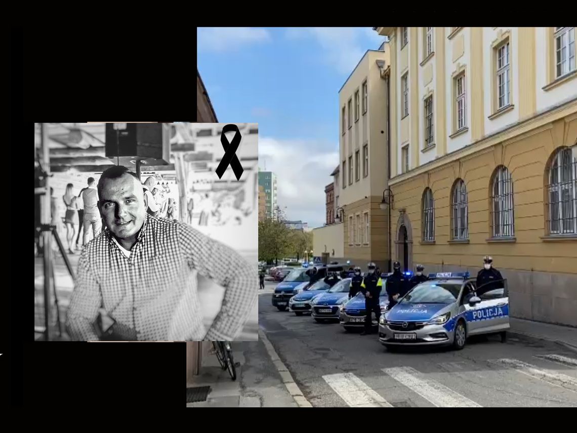Policjanci z Oławy uczcili pamięć funkcjonariusza, który zginął na służbie