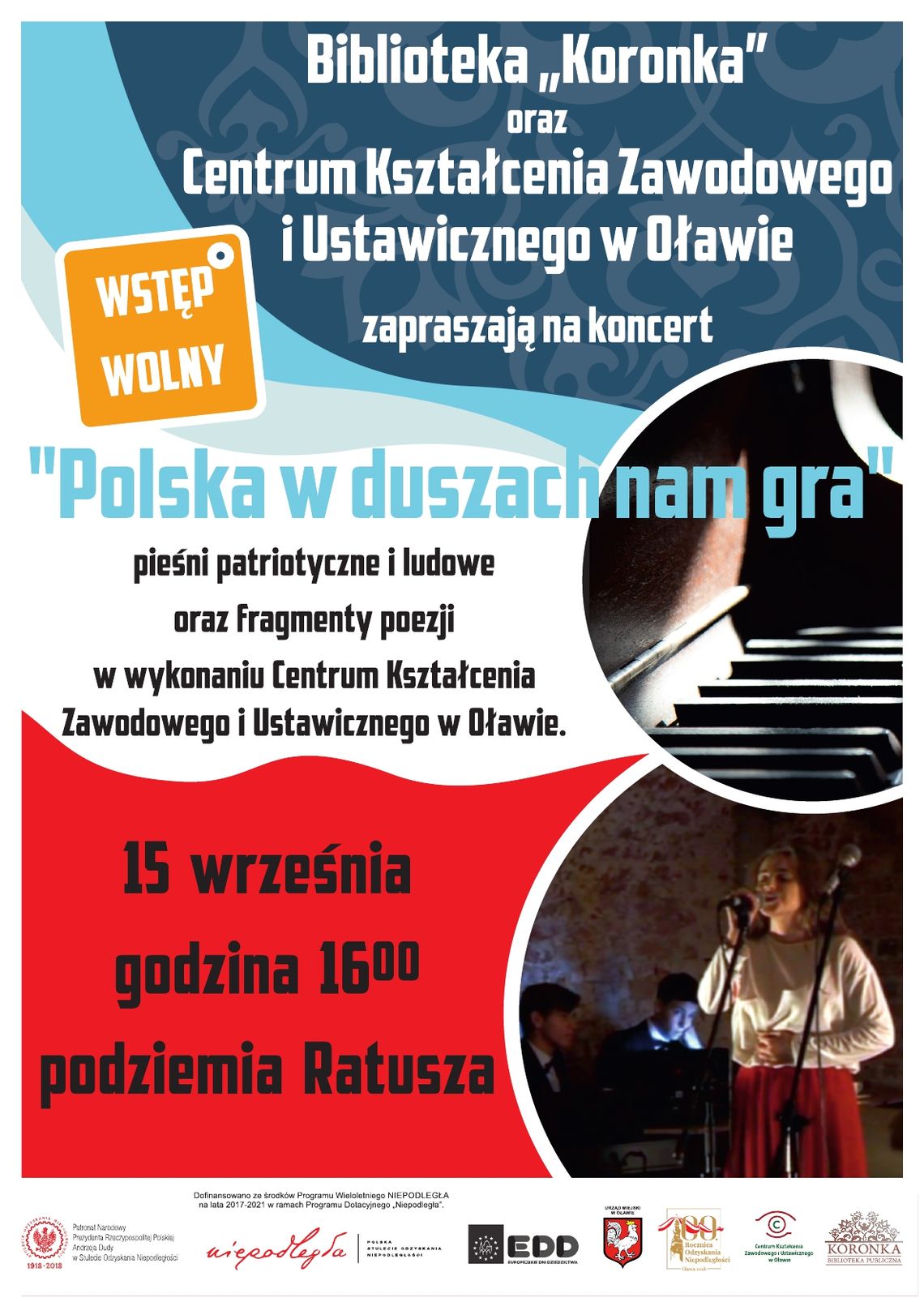 &quot;Polska w duszach nam gra&quot;. Koncert w podziemiach