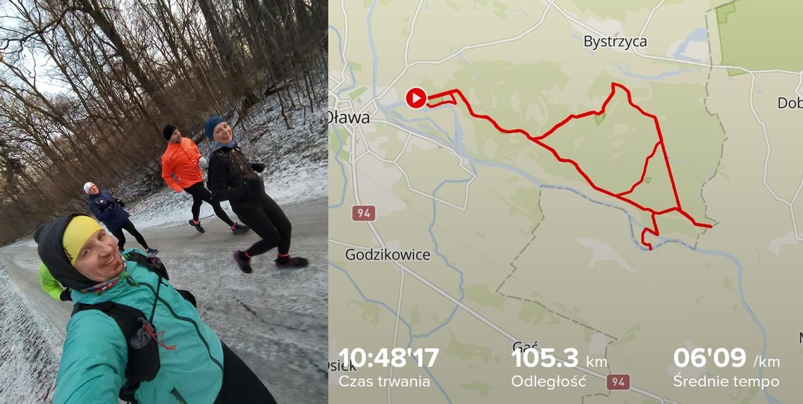 Ponad 105 km biegiem - dla Marcelka!