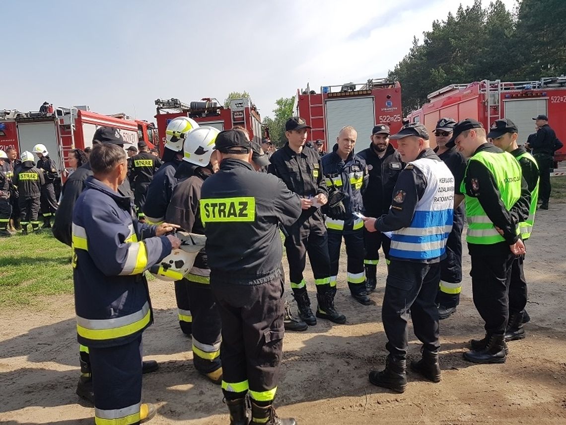 Ponad 50 strażaków nad stawem i bardzo ważne zadanie