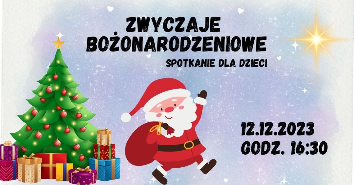 Porozmawiają z najmłodszymi czytelnikami o zwyczajach bożonarodzeniowych