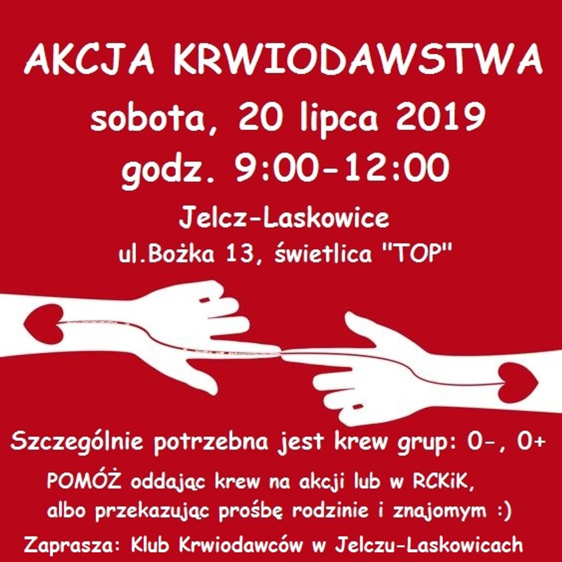 Potrzebna krew!