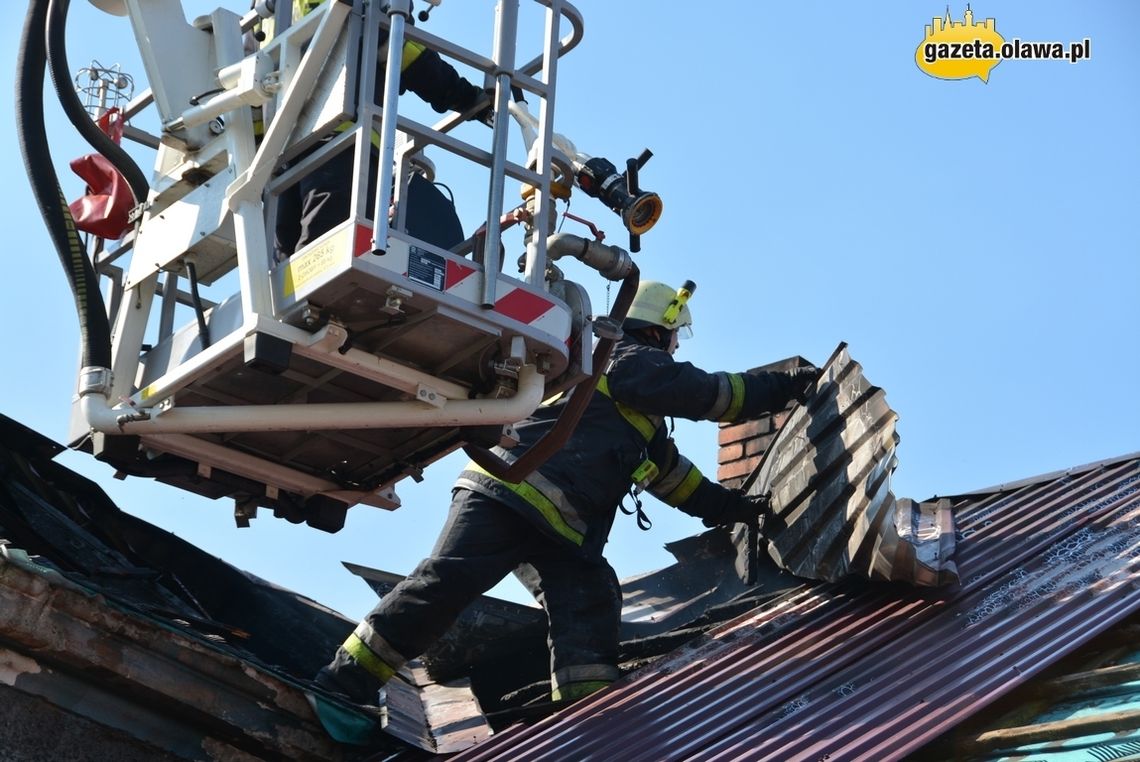 Pożar na poddaszu i duże straty