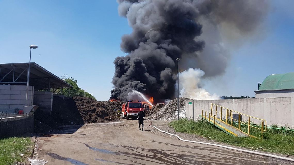 Pożar wysypiska śmieci! ZDJĘCIA, VIDEO