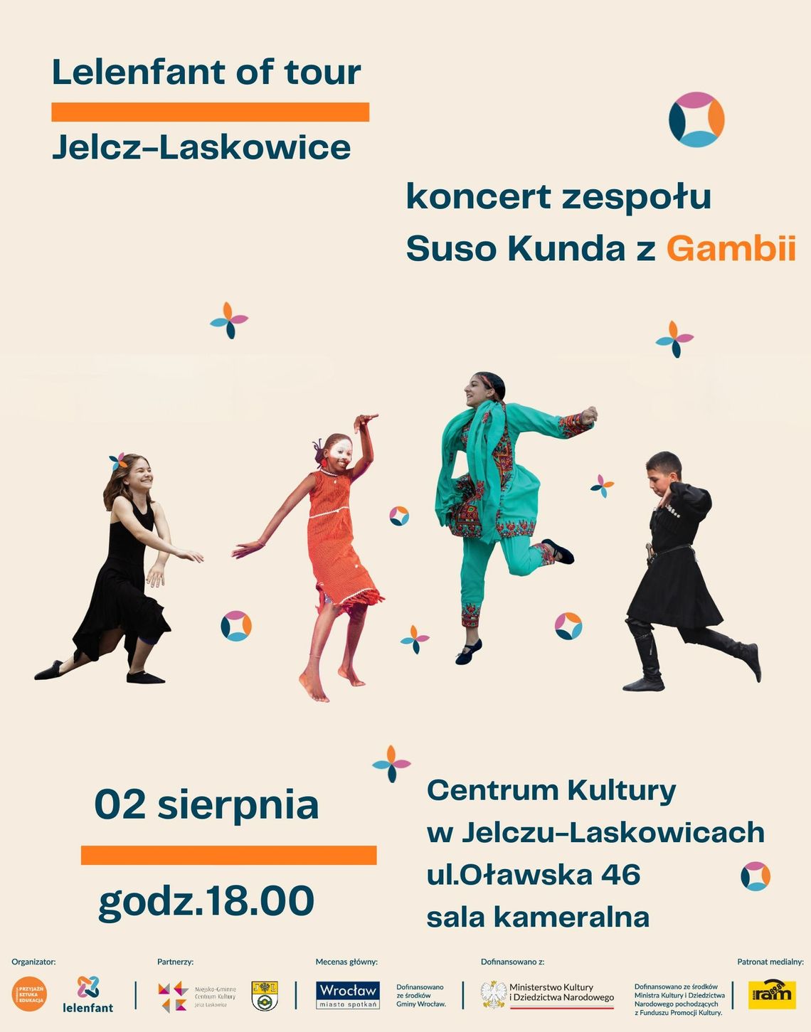 Poznaj unikatową kulturę Gambii. Znany Festiwal Lelenfant w Jelczu-Laskowicach