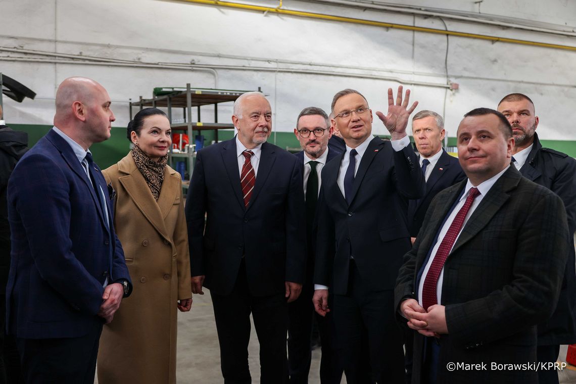 Prezydent RP Andrzej Duda spotkał się z byłym burmistrzem Jelcza-Laskowic