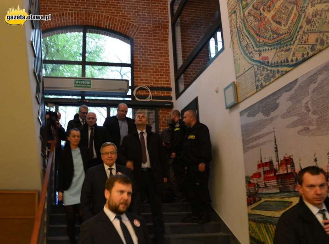 Prezydent spróbował oławskiego piwa