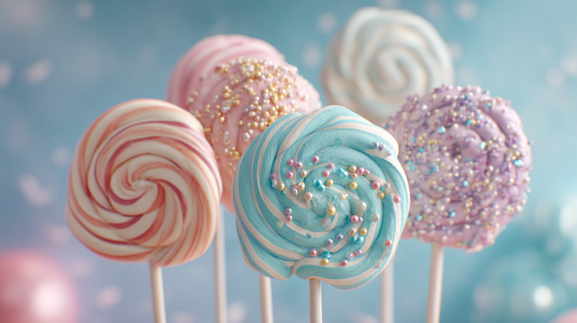 Prosty przepis i dekoracje na lizaki bezowe