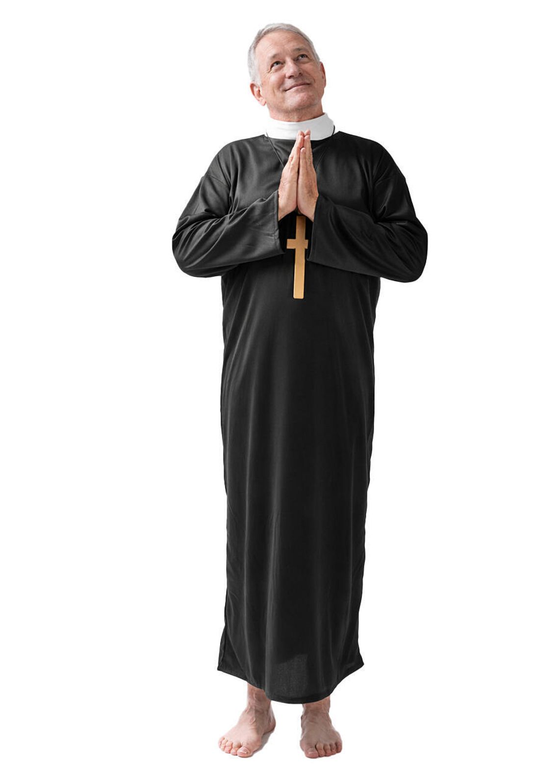Strój Kostium Szata Księdza Szata Kapłana Kostium Strój na Halloween