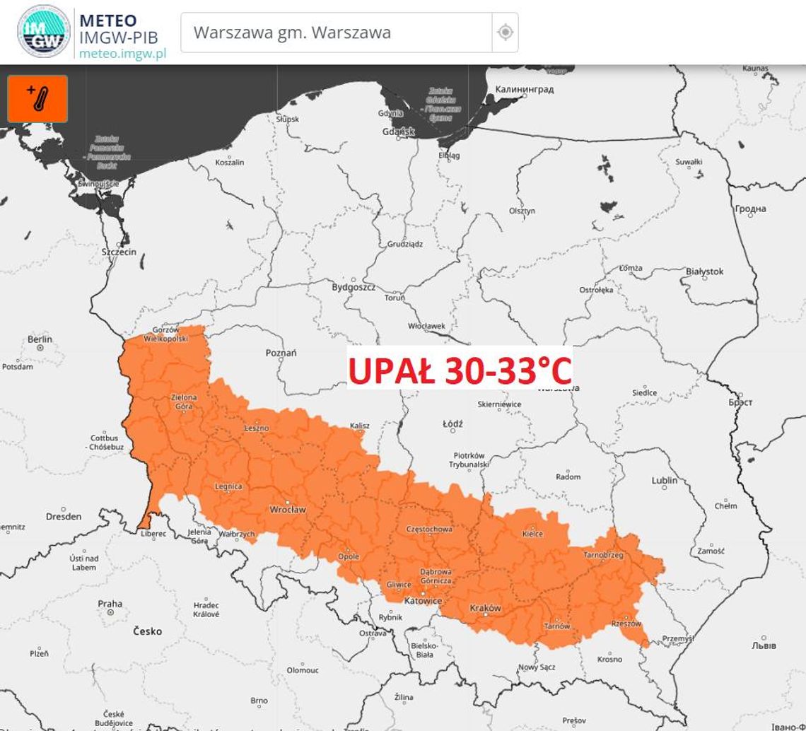 Przed nami kolejna fala upałów. Ostrzeżenie meteorologiczne