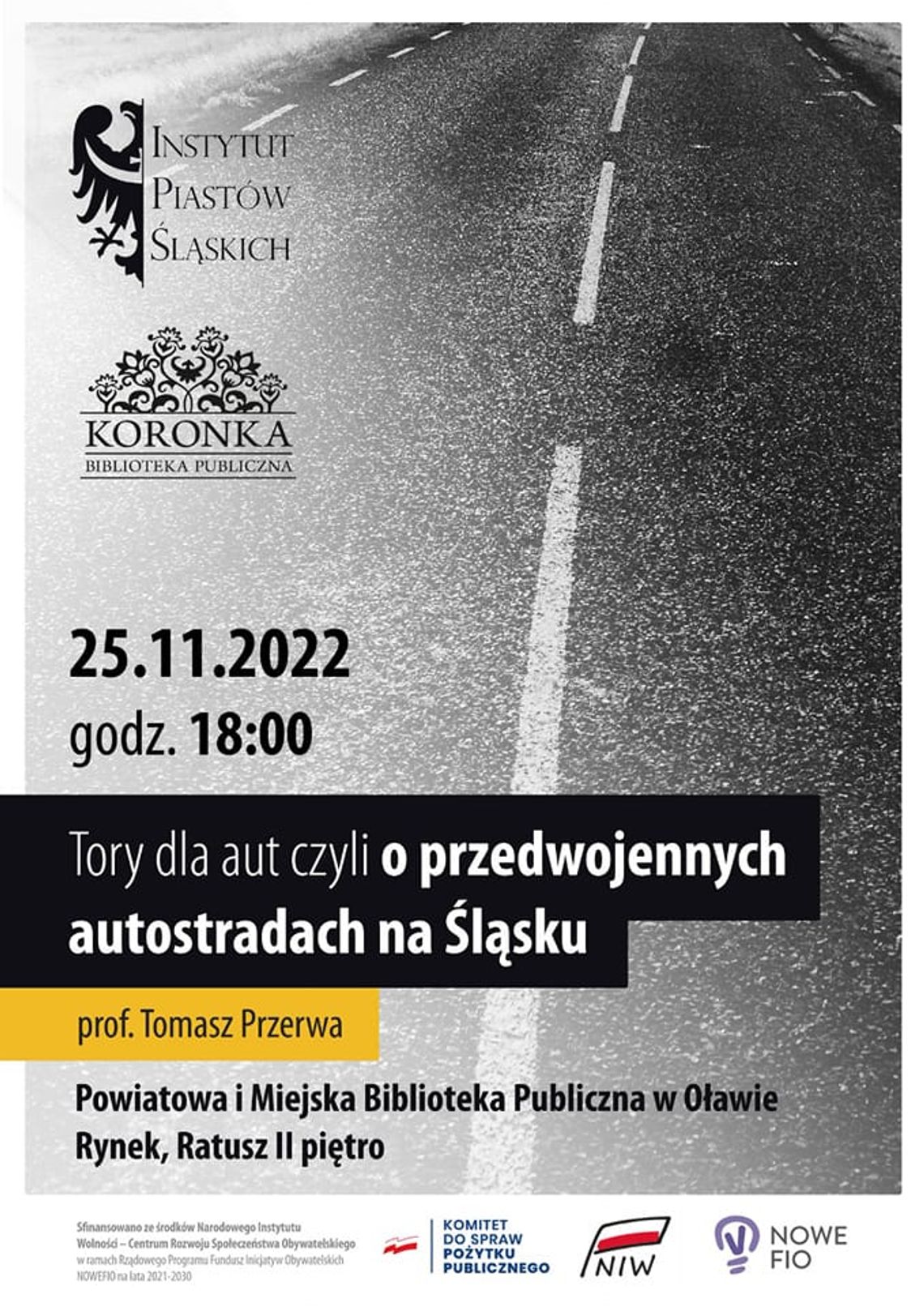 Przedwojenne autostrady - spotkanie i wykład