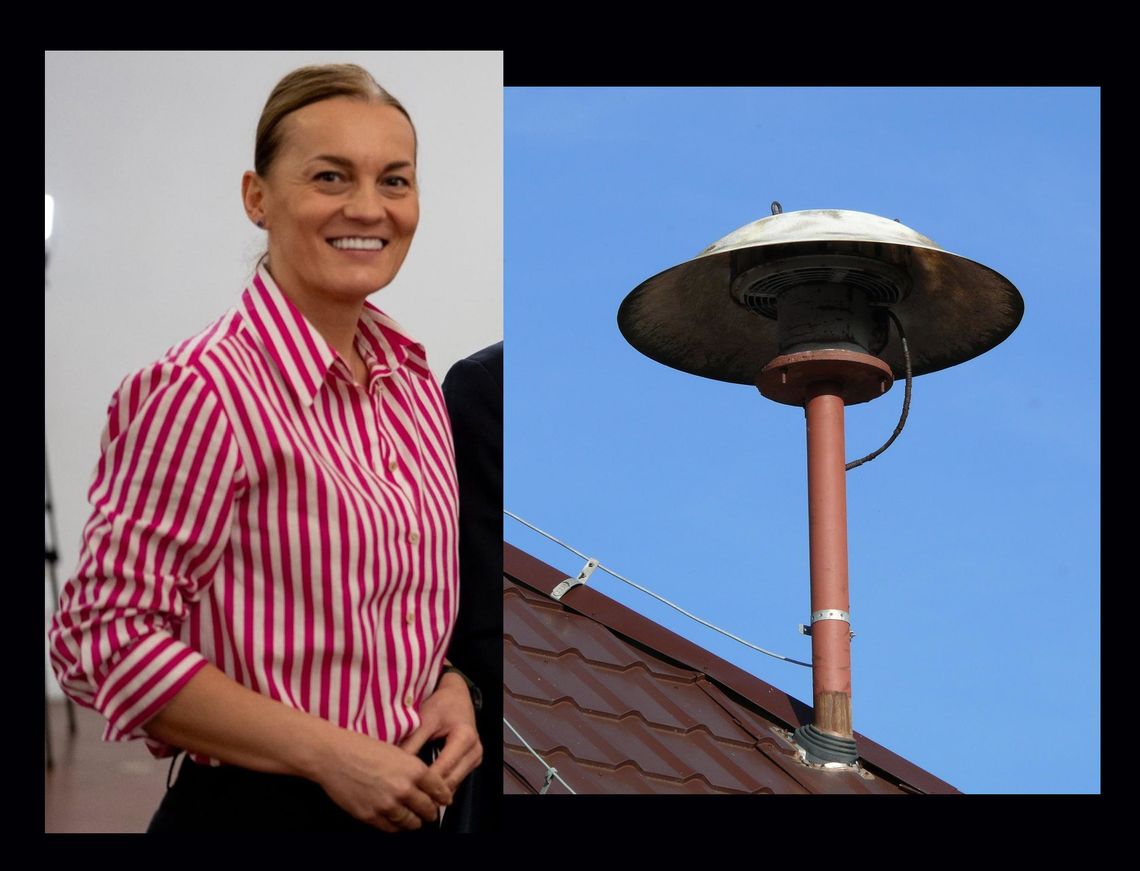 Radna: - Czy ta syrena alarmowa już jest podłączona, działa? Radna: - Czy ta syrena alarmowa już jest podłączona, działa?