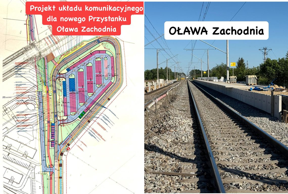 Radna Magdalena Ziółkowska o budowanym przystanku