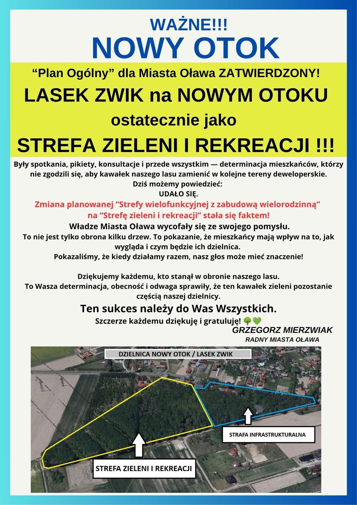 Radny Mierzwiak: - Możemy powiedzieć z dumą: obroniliśmy go