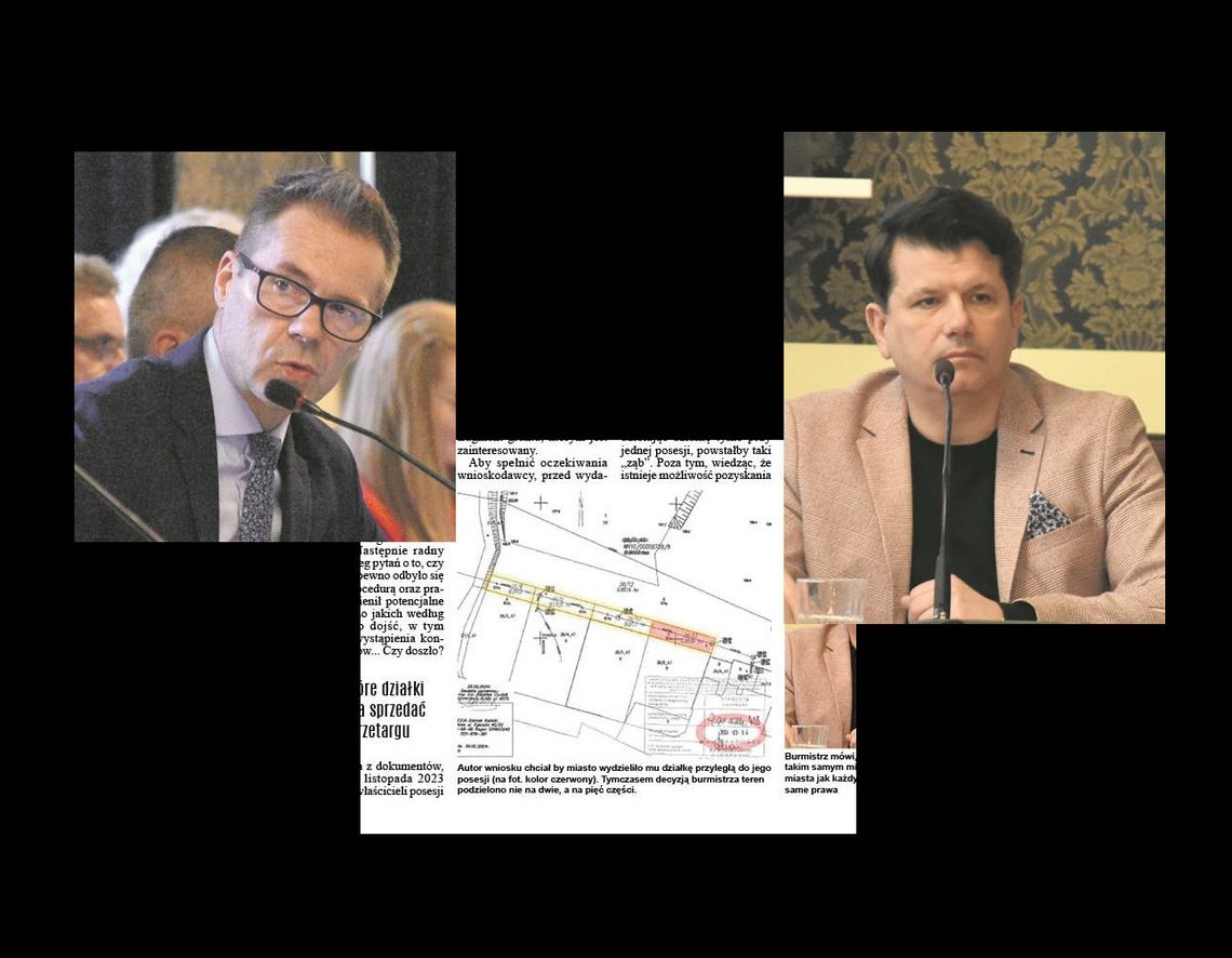 Radny sugeruje "przekręt". O co chodzi z działką przy posesji burmistrza?