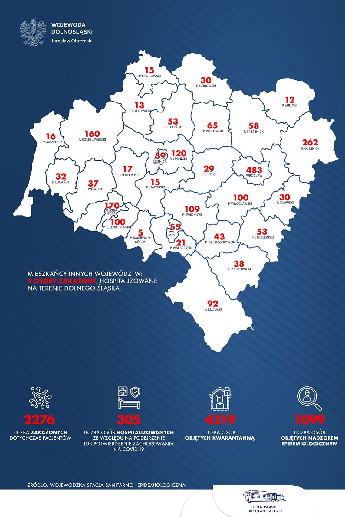 Raport - koronawirus (mapka)