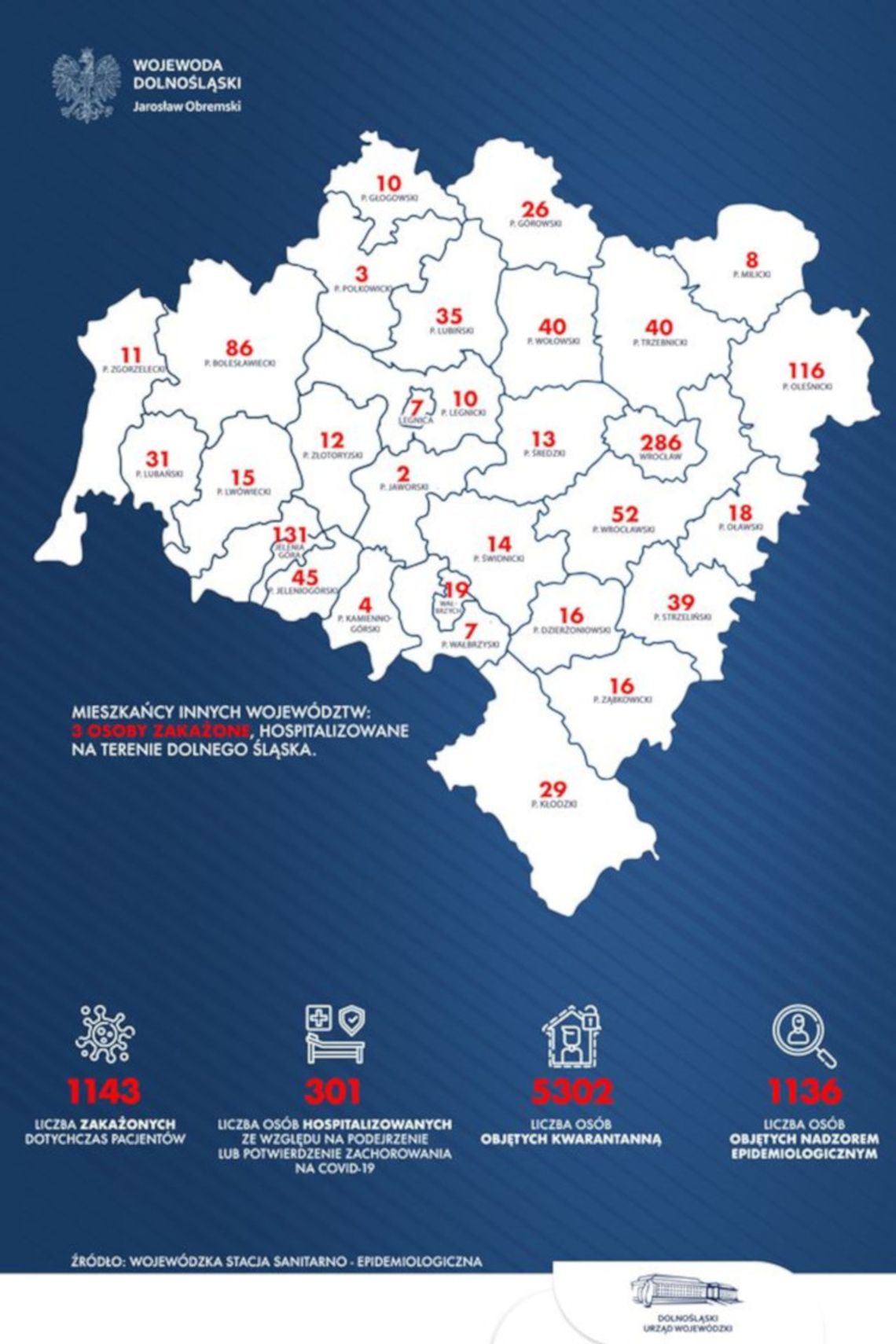 Raport z Dolnego Śląska (mapka)