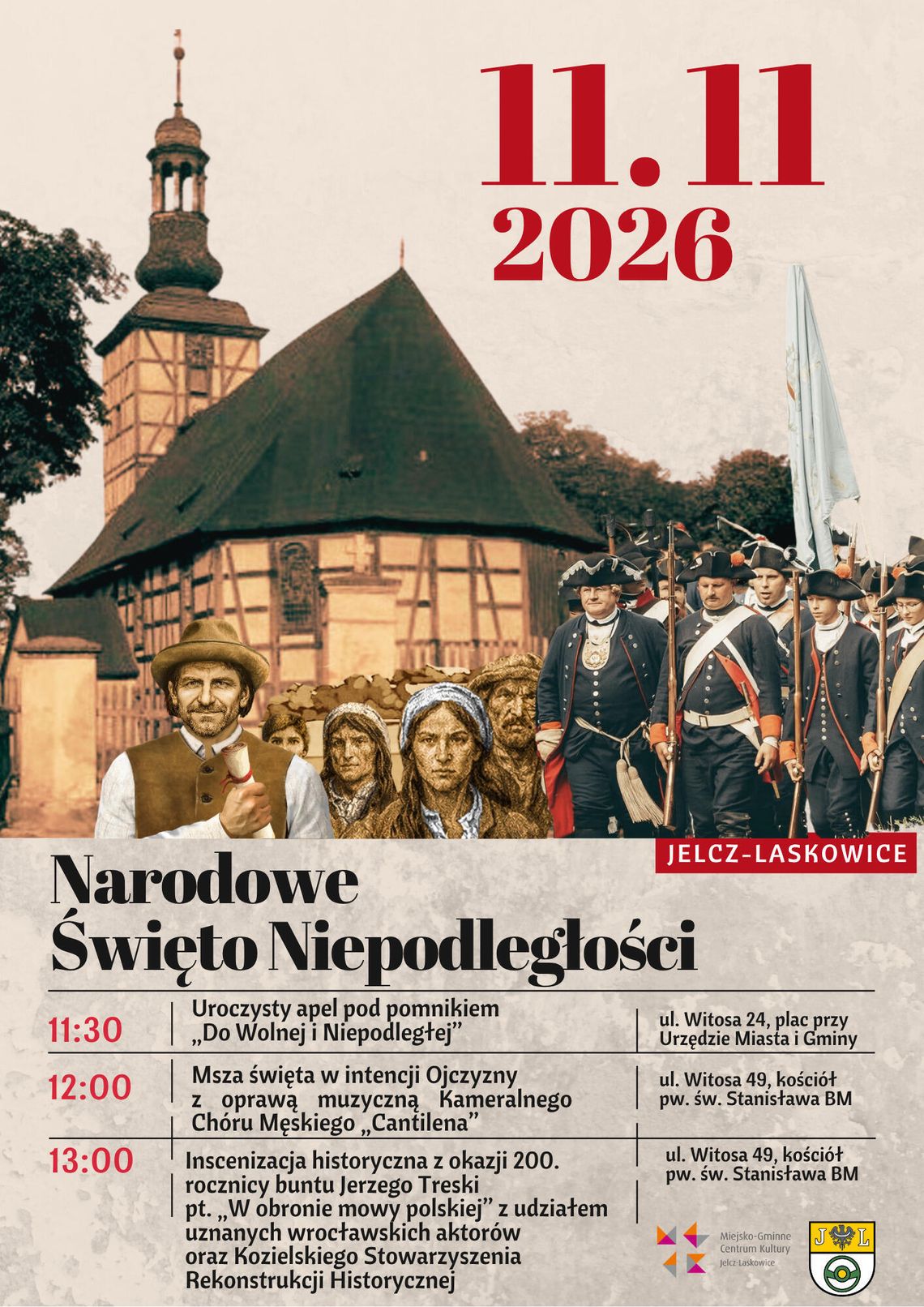Rekonstrukcja historyczna "Jerzy Treska - obrońca polskiej mowy". Już 11 listopada Rekonstrukcja historyczna "Jerzy Treska - obrońca polskiej mowy". Już 11 listopada
