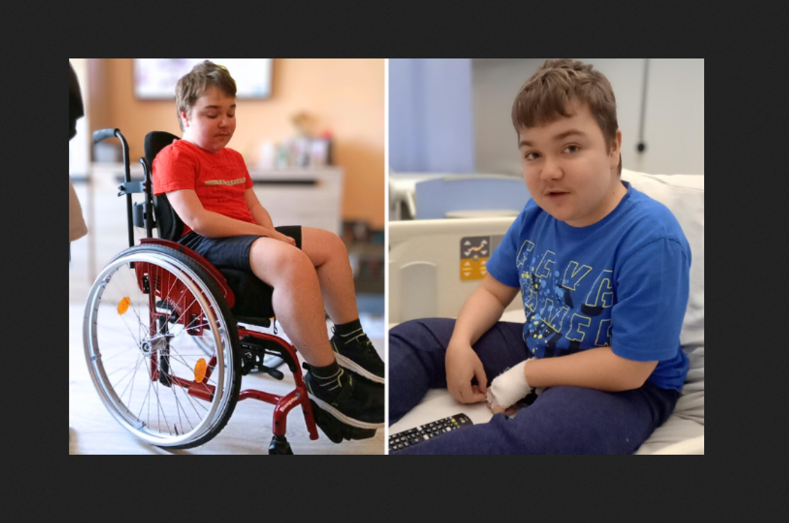 Rodzice Przemka proszą o pomoc. Trwa zbiórka na specjalistyczny samochód