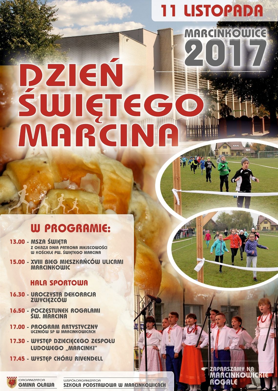 Rogale, bieg i występy czyli Dzień Świętego Marcina