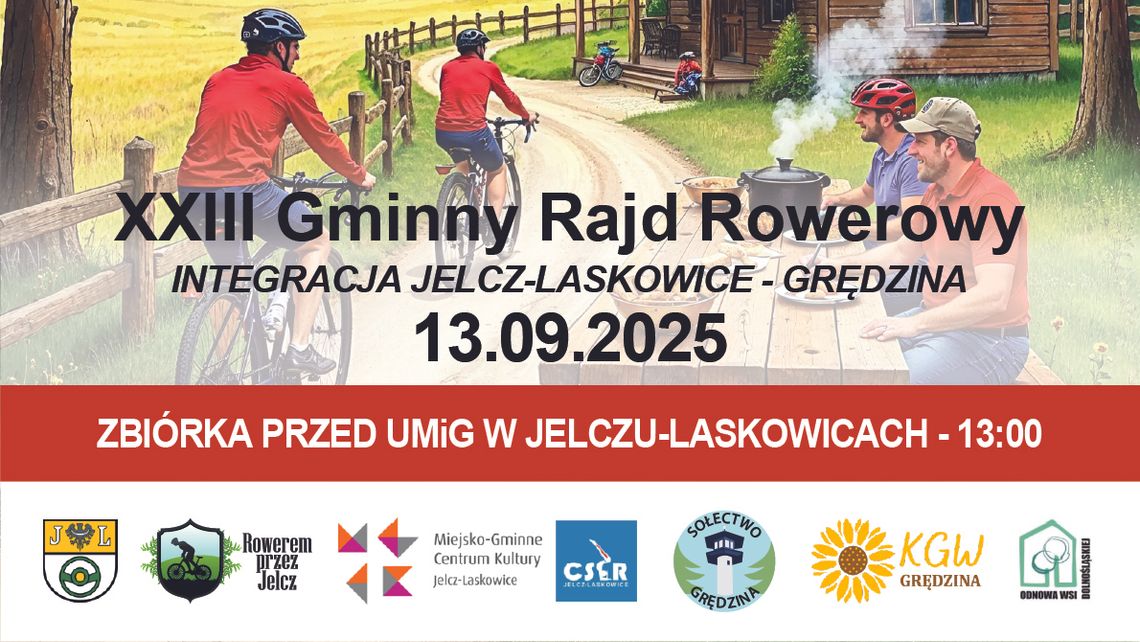 Rowerami do Grędziny. Tam zaplanowano integrację