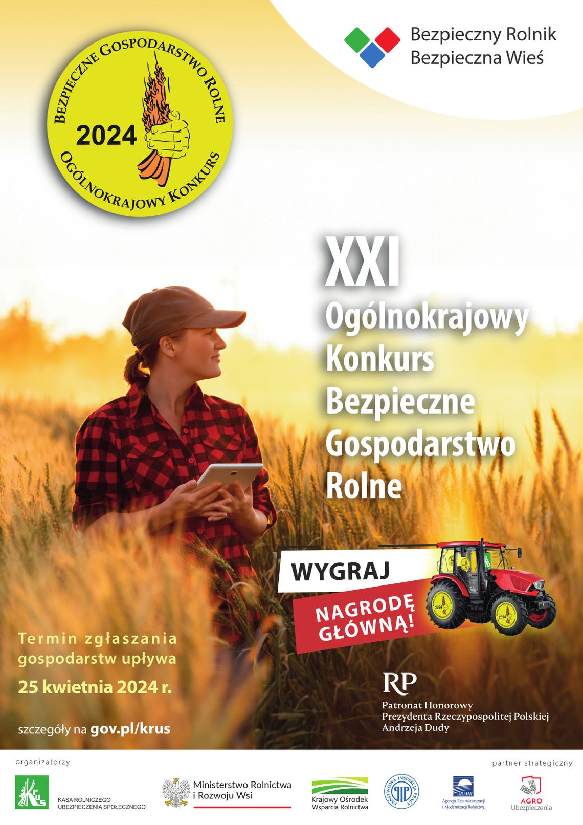Rusza konkurs Bezpieczne Gospodarstwo Rolne 2024
