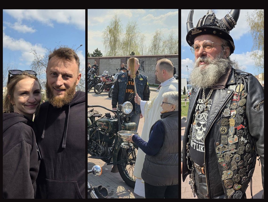 Ryk silników z kilkuset motocykli Ryk silników z kilkuset motocykli