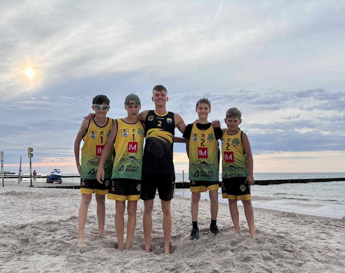 Rywalizowali w Mistrzostwach Polski w minisiatkówce plażowej