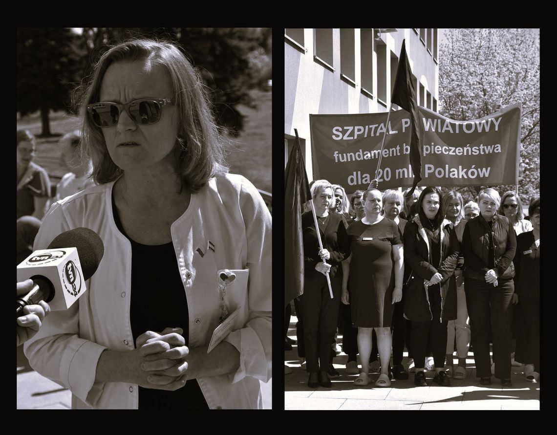 "Rządzący leczą się gdzie indziej i nie potrzebują szpitali powiatowych"