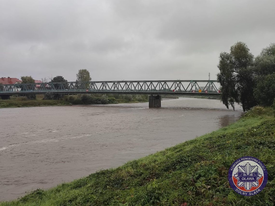 Rzeki Odra i Oława przekroczyły stan ostrzegawczy