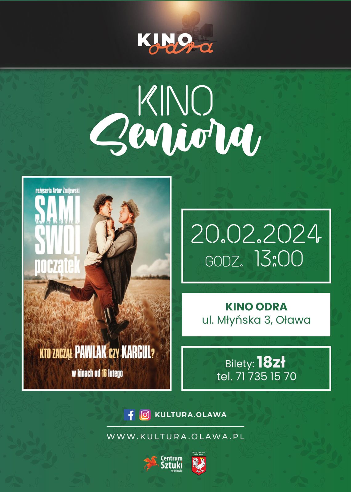 "Sami swoi" w Kinie Seniora