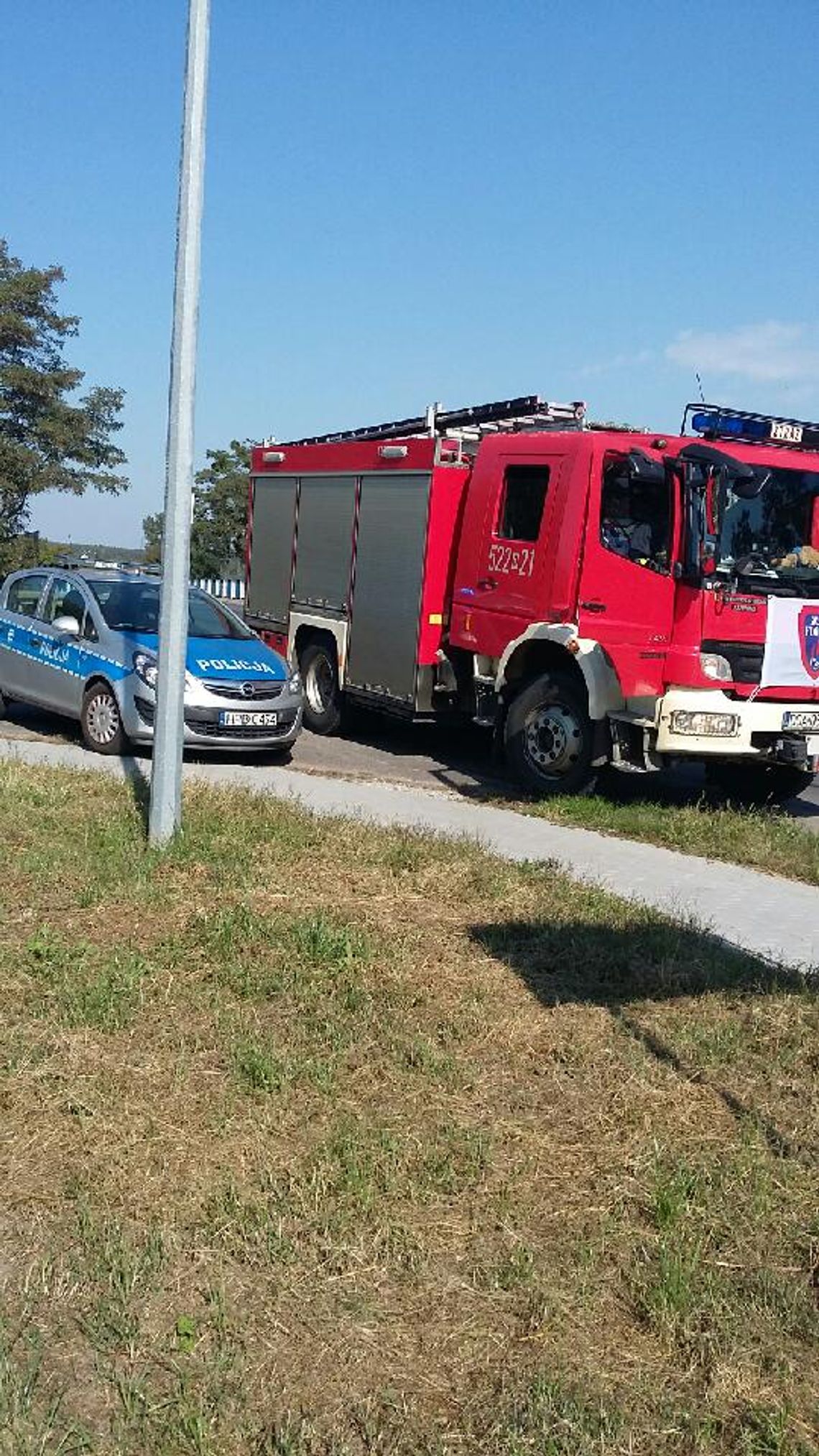 Samochód spłonął w Miłoszycach