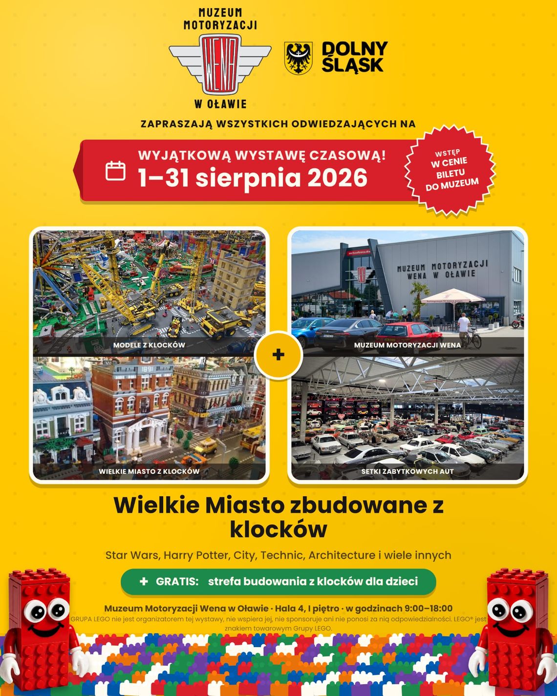 Sierpień = klocki + samochody w jednym miejscu Sierpień = klocki + samochody w jednym miejscu