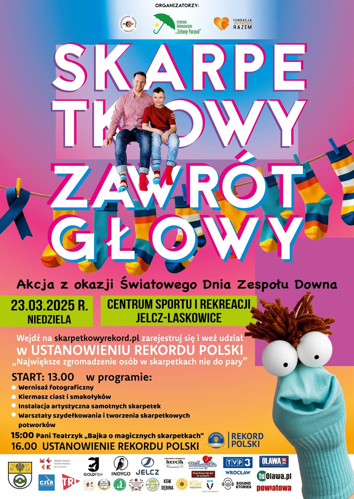 Skarpetkowy Zawrót Głowy w Jelczu-Laskowicach. Czy pobiją rekord Polski?