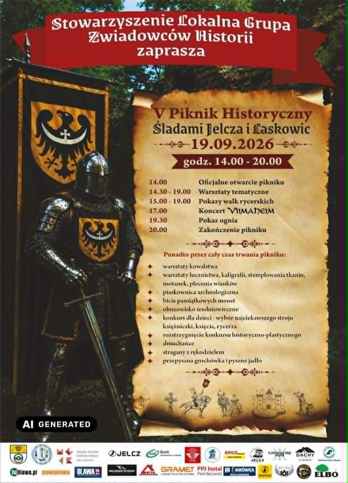 "Śladami Jelcza i Laskowic", czyli V Piknik Historyczny
