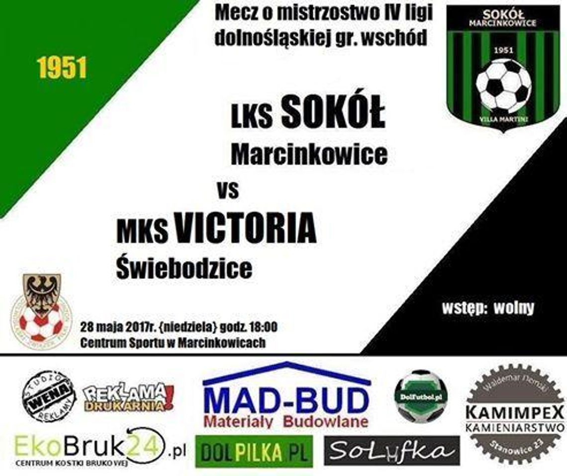 Sokół zagra w niedzielę! Sokół zagra w niedzielę!