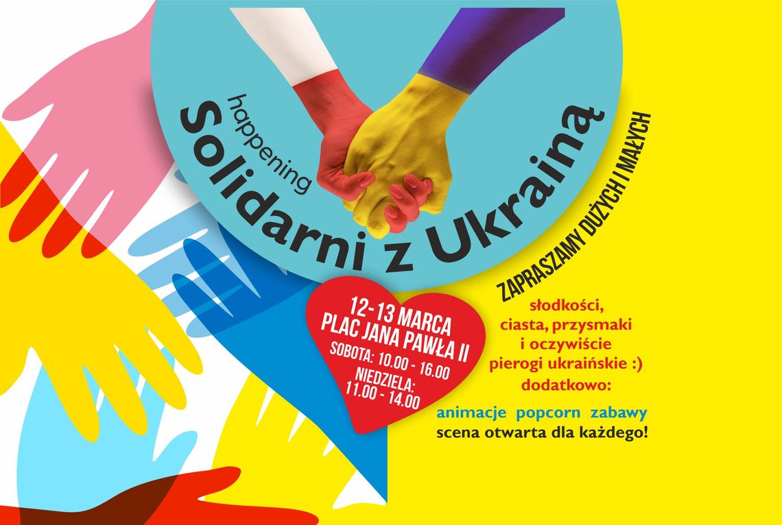 Solidarni z Ukrainą. W weekend happening w J-L