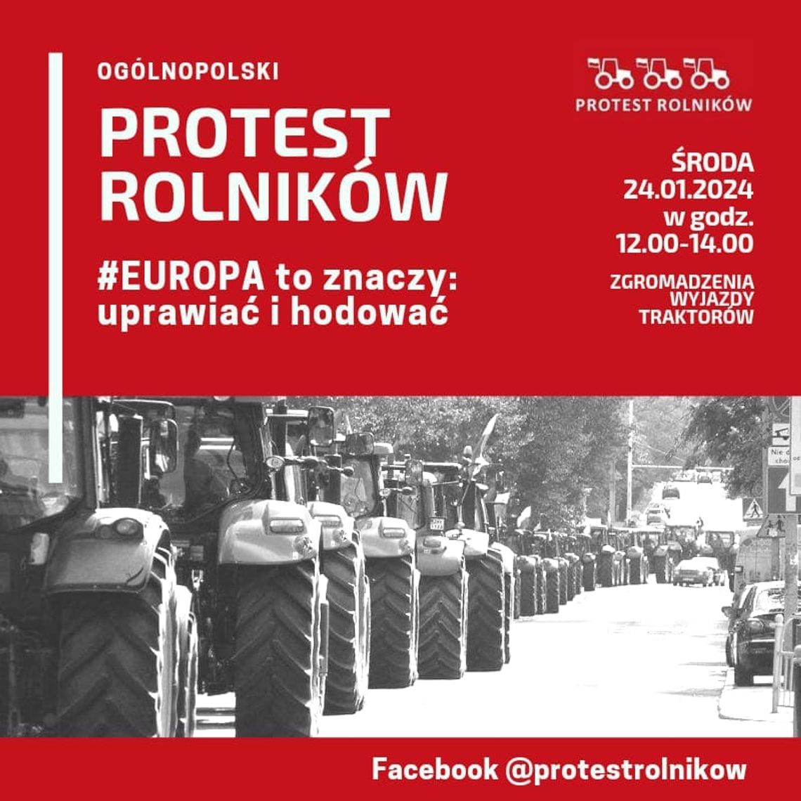 "Solidarność" rolników zapowiada protest. Będą utrudnienia w ruchu