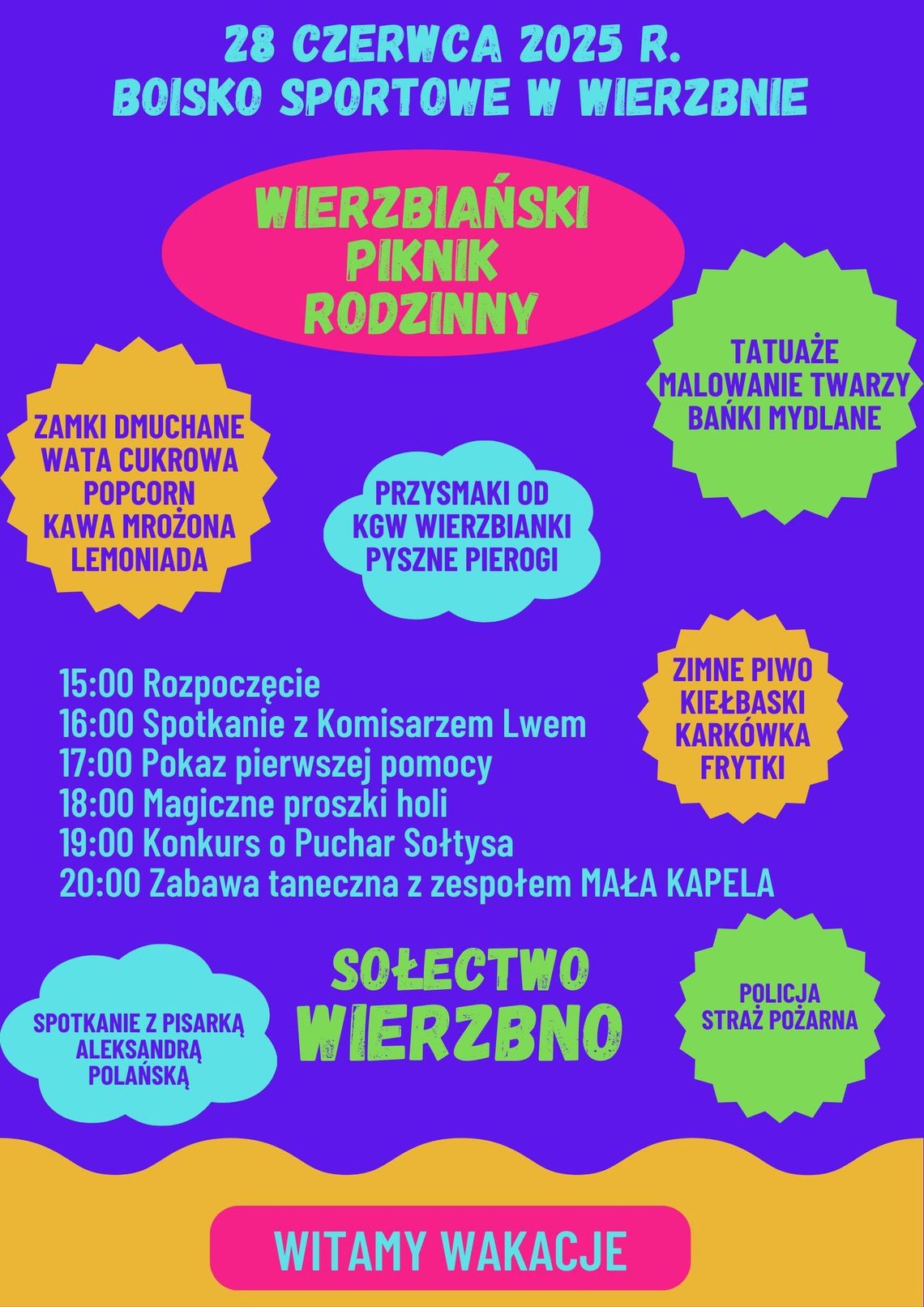 Sołtys zaprasza do Wierzbna na Piknik Rodzinny
