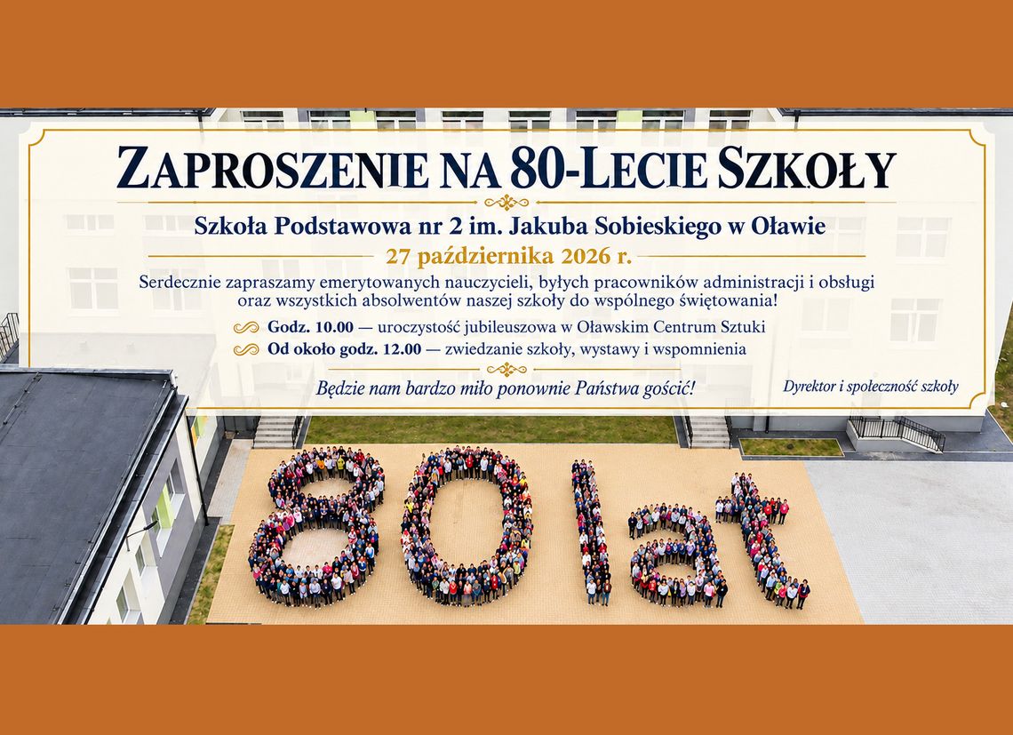SP nr 2 będzie świętować swoje 80-lecie! SP nr 2 będzie świętować swoje 80-lecie!