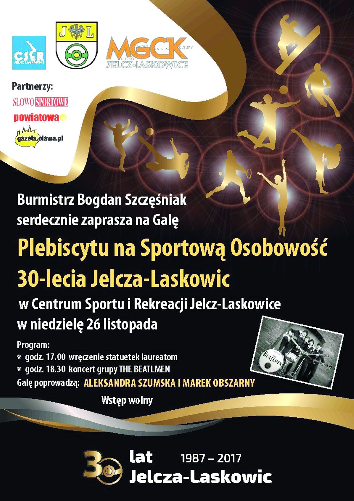 Sportowa osobowość i uroczysta gala